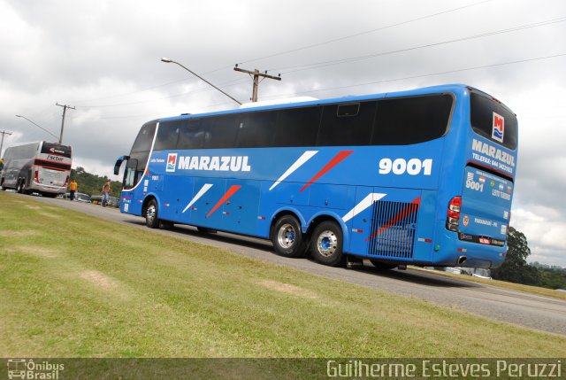 Marazul Turismo 9001 na cidade de São Paulo, São Paulo, Brasil, por Guilherme Esteves Peruzzi. Número da foto: #5396656.