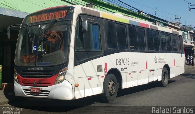 Expresso Pégaso D87043 na cidade de Rio de Janeiro, Rio de Janeiro, Brasil, por Rafael Leonel Jacinto dos Santos. Número da foto: #5398040.