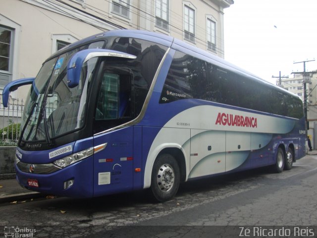 Viação Águia Branca RJ 544.018 na cidade de Petrópolis, Rio de Janeiro, Brasil, por Zé Ricardo Reis. ID da foto: 5396779.