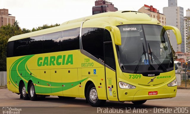 Viação Garcia 7309 na cidade de Curitiba, Paraná, Brasil, por Cristiano Soares da Silva. ID da foto: 5397599.