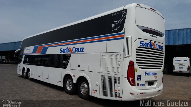 VUSC - Viação União Santa Cruz 3500 na cidade de Santa Cruz do Sul, Rio Grande do Sul, Brasil, por Matheus Goelzer. Número da foto: #5400392.