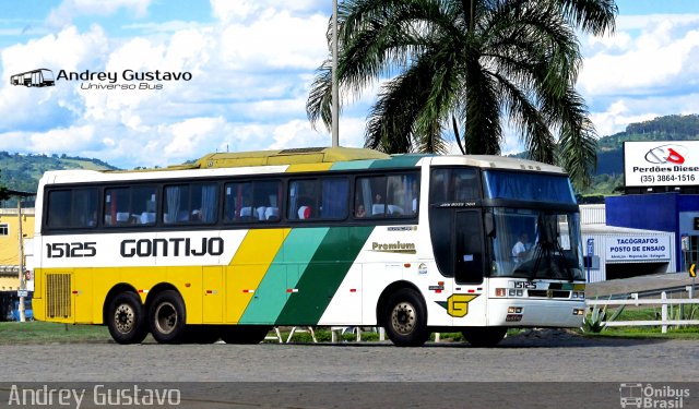 Empresa Gontijo de Transportes 15125 na cidade de Perdões, Minas Gerais, Brasil, por Andrey Gustavo. ID da foto: 5398978.