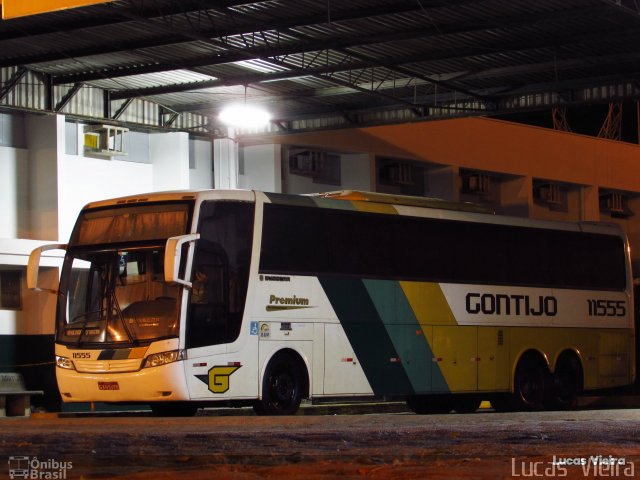 Empresa Gontijo de Transportes 11555 na cidade de Governador Valadares, Minas Gerais, Brasil, por Lucas Vieira. ID da foto: 5399966.