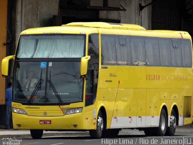 Viação Itapemirim 49039 na cidade de Rio de Janeiro, Rio de Janeiro, Brasil, por Filipe Lima. ID da foto: 5399115.