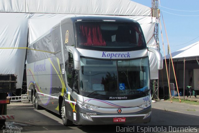 Kopereck Turismo 760 na cidade de Tramandaí, Rio Grande do Sul, Brasil, por Daniel Espindola Dorneles. Número da foto: #5401933.