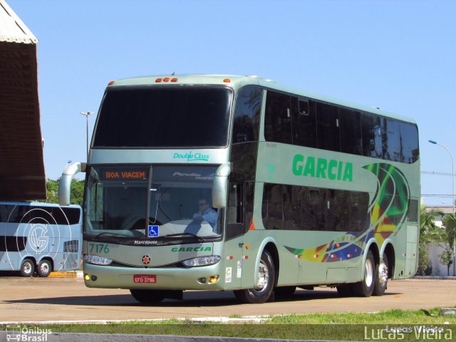 Viação Garcia 7176 na cidade de Maringá, Paraná, Brasil, por Lucas Vieira. ID da foto: 5402609.