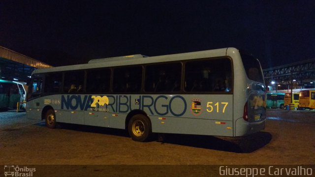 FAOL - Friburgo Auto Ônibus 517 na cidade de Nova Friburgo, Rio de Janeiro, Brasil, por Giuseppe Carvalho. Número da foto: #5400803.