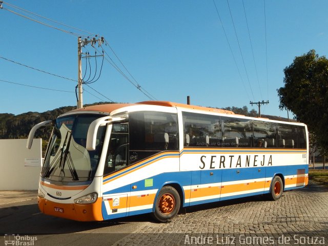 Viação Sertaneja 660 na cidade de Juiz de Fora, Minas Gerais, Brasil, por André Luiz Gomes de Souza. ID da foto: 5404539.