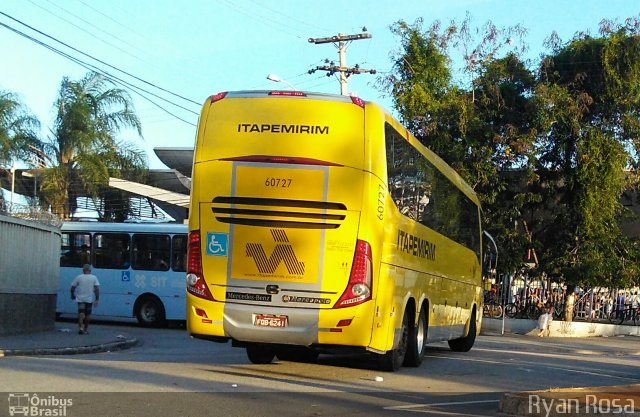 Viação Itapemirim 60727 na cidade de Macaé, Rio de Janeiro, Brasil, por Ryan Rosa. Número da foto: #5404390.