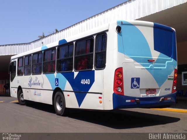 Auto Ônibus Botucatu 4040 na cidade de Botucatu, São Paulo, Brasil, por Gabriel dos Santos Almeida. ID da foto: 5404180.