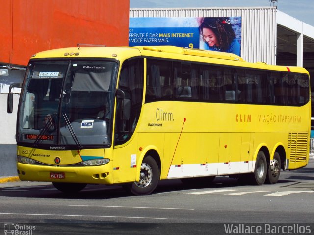 Viação Itapemirim 8823 na cidade de Rio de Janeiro, Rio de Janeiro, Brasil, por Wallace Barcellos. ID da foto: 5407261.