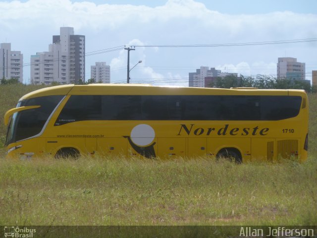 Viação Nordeste 1710 na cidade de Natal, Rio Grande do Norte, Brasil, por Allan Jefferson. ID da foto: 5405809.