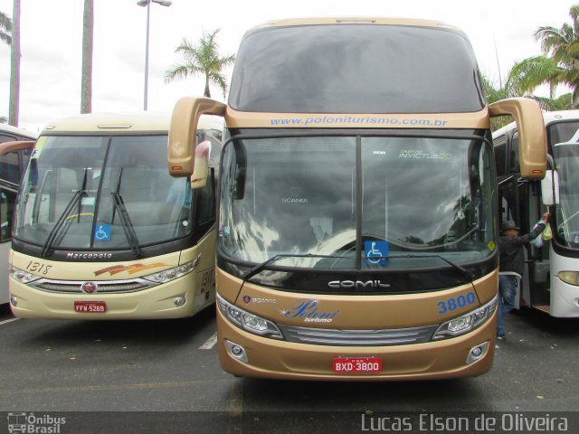 Poloni Turismo 3800 na cidade de Aparecida, São Paulo, Brasil, por Lucas Elson de Oliveira. Número da foto: #5407105.