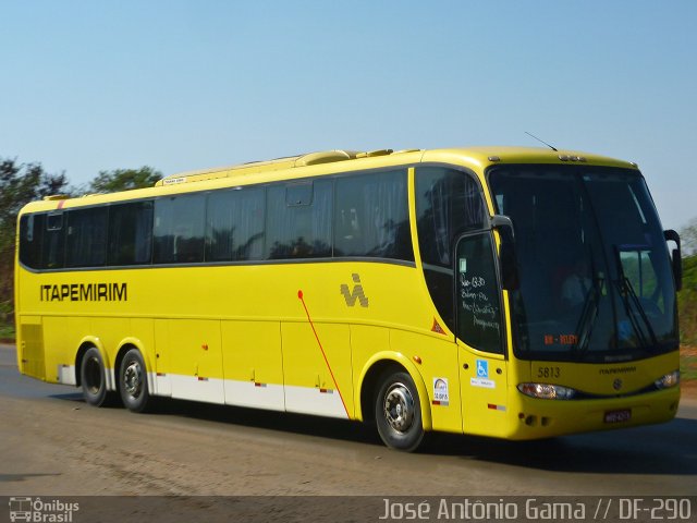 Viação Itapemirim 5813 na cidade de Gama, Distrito Federal, Brasil, por José Antônio Gama. ID da foto: 5405749.