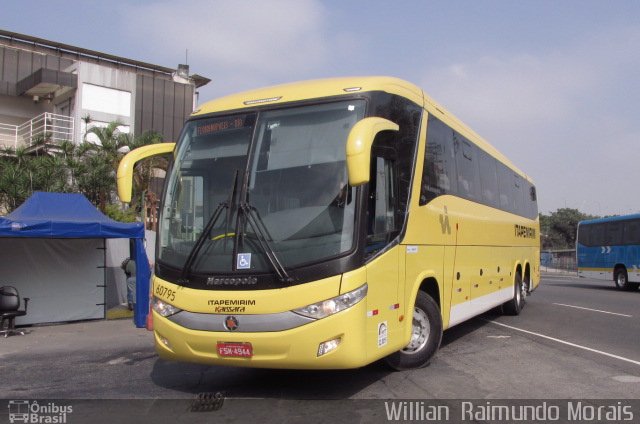 Viação Itapemirim 60795 na cidade de Rio de Janeiro, Rio de Janeiro, Brasil, por Willian Raimundo Morais. Número da foto: #5405671.