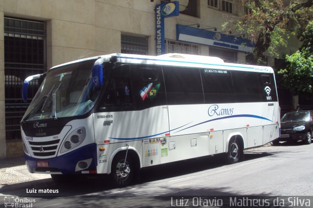 Ônibus Particulares 1410 na cidade de Belo Horizonte, Minas Gerais, Brasil, por Luiz Otavio Matheus da Silva. ID da foto: 5406267.