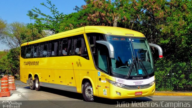 Viação Itapemirim 60521 na cidade de São Paulo, São Paulo, Brasil, por Julio Medeiros. ID da foto: 5407098.