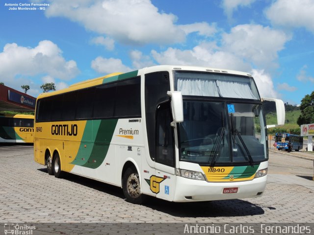 Empresa Gontijo de Transportes 11840 na cidade de João Monlevade, Minas Gerais, Brasil, por Antonio Carlos Fernandes. Número da foto: #5405700.