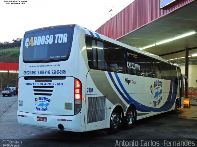 Cardoso Turismo 2000 na cidade de João Monlevade, Minas Gerais, Brasil, por Antonio Carlos Fernandes. Número da foto: #5405709.