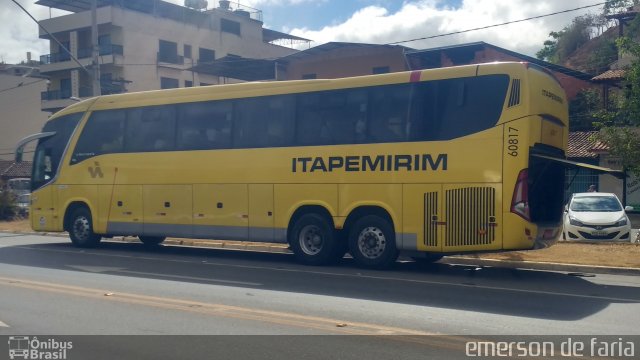 Viação Itapemirim 60817 na cidade de Caratinga, Minas Gerais, Brasil, por Emerson Leite de Andrade. Número da foto: #5463457.