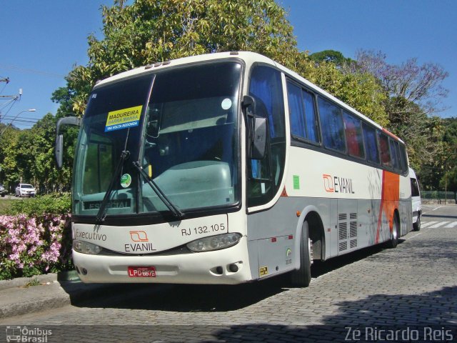 Evanil Transportes e Turismo RJ 132.105 na cidade de Petrópolis, Rio de Janeiro, Brasil, por Zé Ricardo Reis. Número da foto: #5463319.