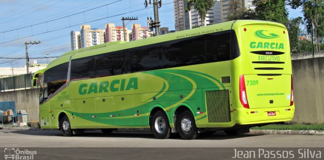 Viação Garcia 7309 na cidade de Mogi das Cruzes, São Paulo, Brasil, por Jean Passos Silva. ID da foto: 5464249.