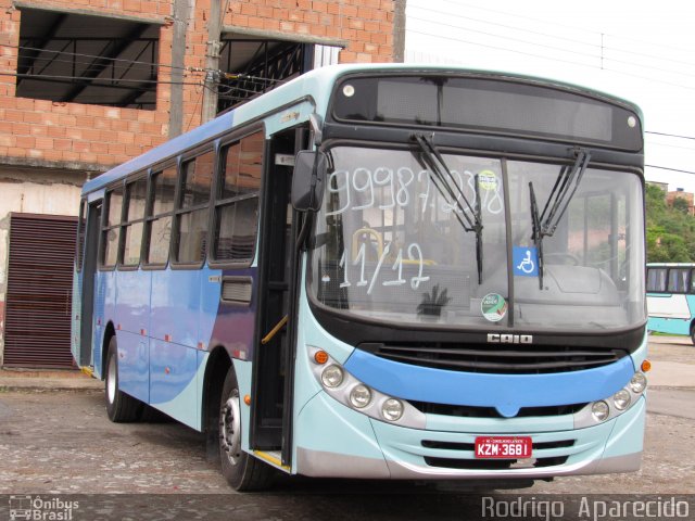 Ônibus Particulares 3681 na cidade de Conselheiro Lafaiete, Minas Gerais, Brasil, por Rodrigo  Aparecido. ID da foto: 5464146.