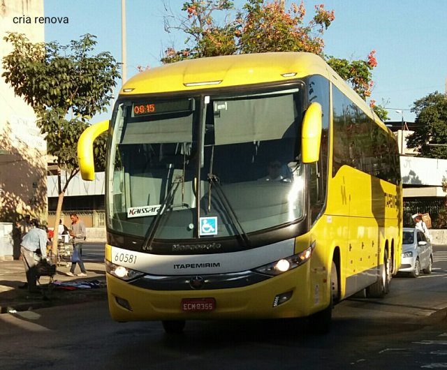Viação Itapemirim 60581 na cidade de Belo Horizonte, Minas Gerais, Brasil, por Edson Reis de Araujo. Número da foto: #5463103.