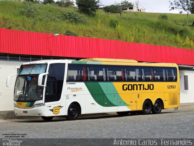 Empresa Gontijo de Transportes 12150 na cidade de João Monlevade, Minas Gerais, Brasil, por Antonio Carlos Fernandes. ID da foto: 5463109.