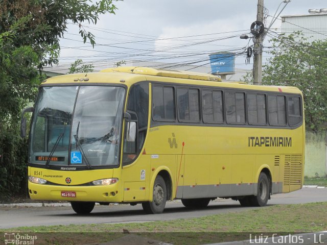 Viação Itapemirim 8541 na cidade de Recife, Pernambuco, Brasil, por Luiz Carlos de Santana. ID da foto: 5463908.