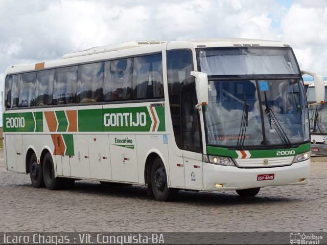 Empresa Gontijo de Transportes 20010 na cidade de Vitória da Conquista, Bahia, Brasil, por Ícaro Chagas. ID da foto: 5464466.