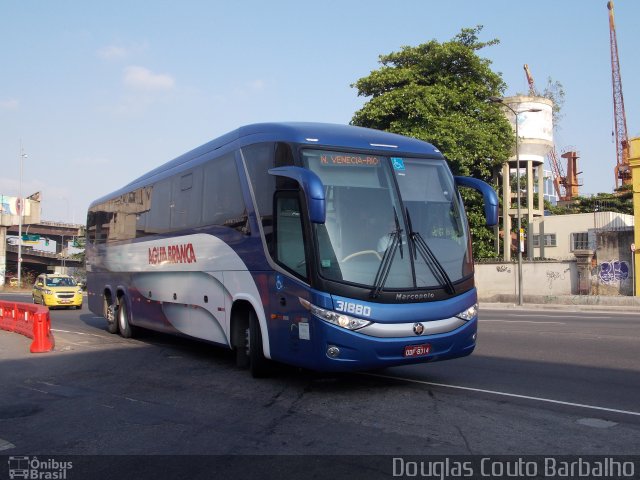 Viação Águia Branca 31880 na cidade de Rio de Janeiro, Rio de Janeiro, Brasil, por Douglas Couto Barbalho. Número da foto: #5463405.