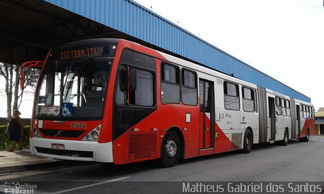 Itajaí Transportes Coletivos 2974 na cidade de Campinas, São Paulo, Brasil, por Matheus Gabriel dos Santos. Número da foto: #5463540.
