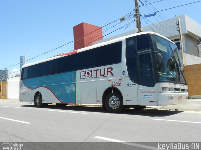 Editur Transporte e Turismo 1110 na cidade de Natal, Rio Grande do Norte, Brasil, por Keylla Pinto. ID da foto: 5485629.