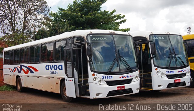 AVOA - Auto Viação Ourinhos Assis 21821 na cidade de Ourinhos, São Paulo, Brasil, por Cristiano Soares da Silva. ID da foto: 5486938.