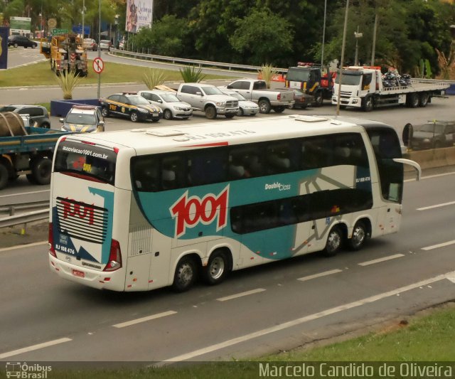 Auto Viação 1001 RJ 108.476 na cidade de Aparecida, São Paulo, Brasil, por Marcelo Candido de Oliveira. ID da foto: 5488335.