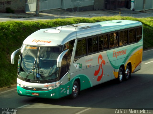 Expressa Turismo 55420 na cidade de Belo Horizonte, Minas Gerais, Brasil, por Adão Raimundo Marcelino. ID da foto: 5492606.