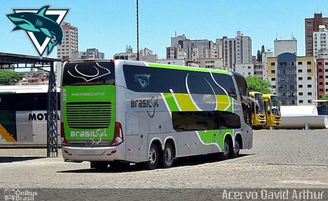 Brasil Sul Linhas Rodoviárias 3128 na cidade de Londrina, Paraná, Brasil, por EDUARDO - SOROCABUS. ID da foto: 5491688.