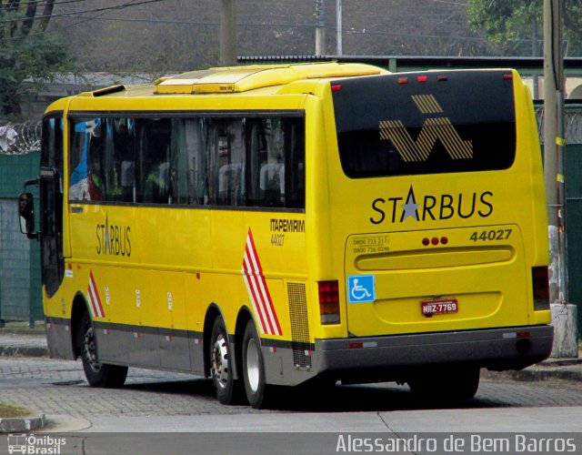 Viação Itapemirim 44027 na cidade de São Paulo, São Paulo, Brasil, por Alessandro de Bem Barros. ID da foto: 5490954.