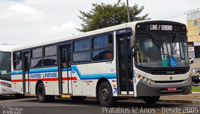 Rápido Linense 540 na cidade de Lins, São Paulo, Brasil, por Cristiano Soares da Silva. ID da foto: 5491381.