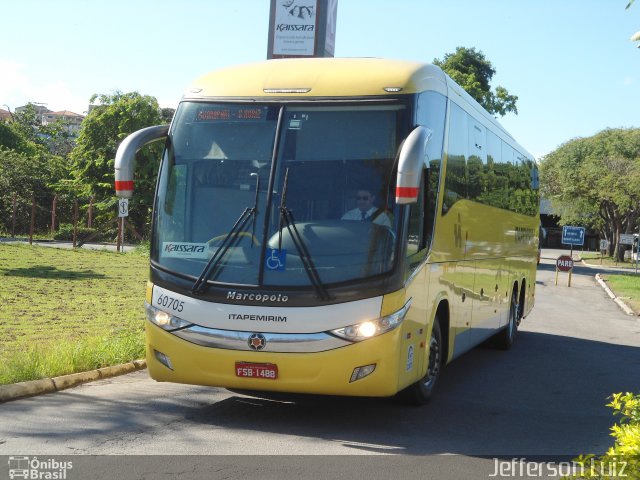 Viação Itapemirim 60705  na cidade de Vitória, Espírito Santo, Brasil, por J.  Luiz. Número da foto: #5492394.