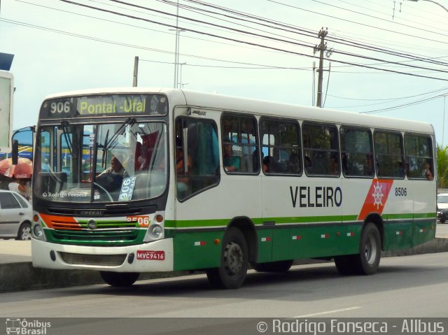 Auto Viação Veleiro 8506 na cidade de Maceió, Alagoas, Brasil, por Rodrigo Fonseca. Número da foto: #5491497.