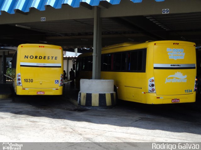 Viação Nordeste 1030 na cidade de Natal, Rio Grande do Norte, Brasil, por Rodrigo Galvão. Número da foto: #5492096.