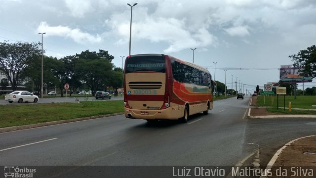 Auto Viação Goianésia 168003-8 na cidade de Brasília, Distrito Federal, Brasil, por Luiz Otavio Matheus da Silva. ID da foto: 5491145.