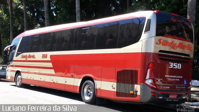 Santa Maria Fretamento e Turismo 350 na cidade de São Paulo, São Paulo, Brasil, por Luciano Ferreira da Silva. ID da foto: 5492709.