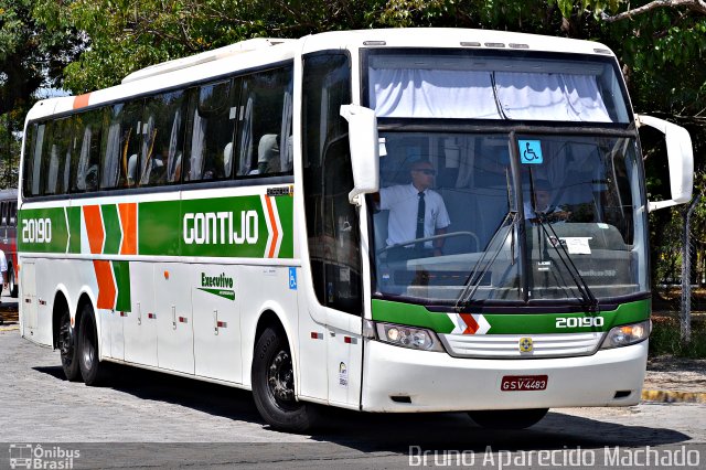 Empresa Gontijo de Transportes 20190 na cidade de São José dos Campos, São Paulo, Brasil, por Bruno Aparecido Machado. ID da foto: 5492811.