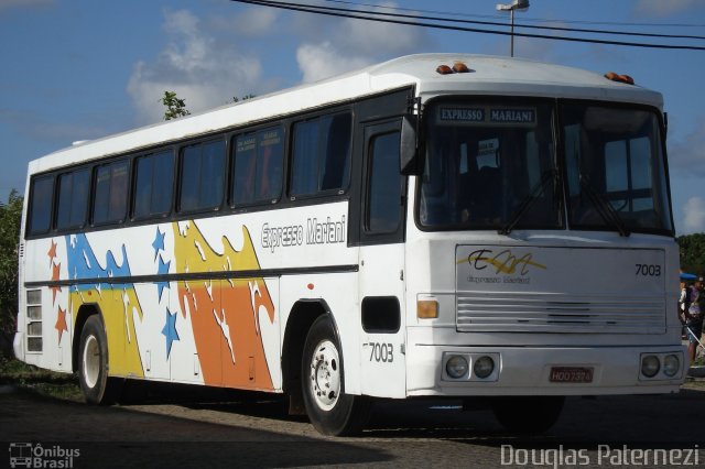 Ônibus Particulares 7003 na cidade de Aracaju, Sergipe, Brasil, por Douglas Paternezi. ID da foto: 5493654.