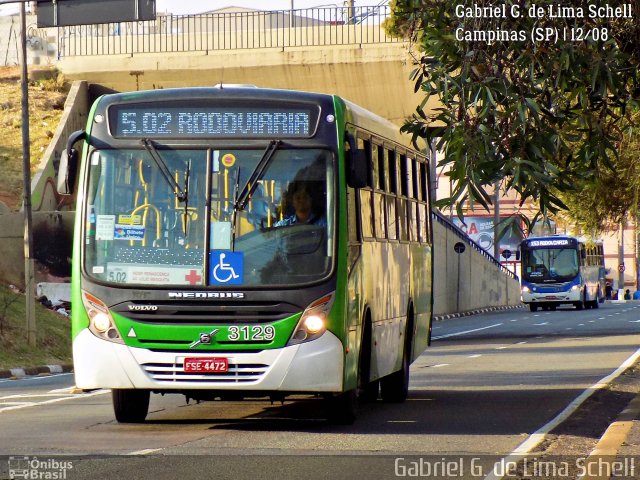 VB Transportes e Turismo 3129 na cidade de Campinas, São Paulo, Brasil, por Gabriel Giacomin de Lima. Número da foto: #5494124.