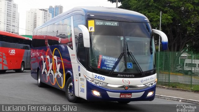 Confort Bus Viagens e Turismo 2400 na cidade de São Paulo, São Paulo, Brasil, por Luciano Ferreira da Silva. Número da foto: #5494000.