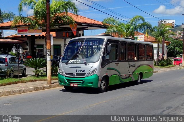 Turin Transportes 3400 na cidade de Ouro Preto, Minas Gerais, Brasil, por Otávio Augusto Gomes Siqueira. ID da foto: 5494582.